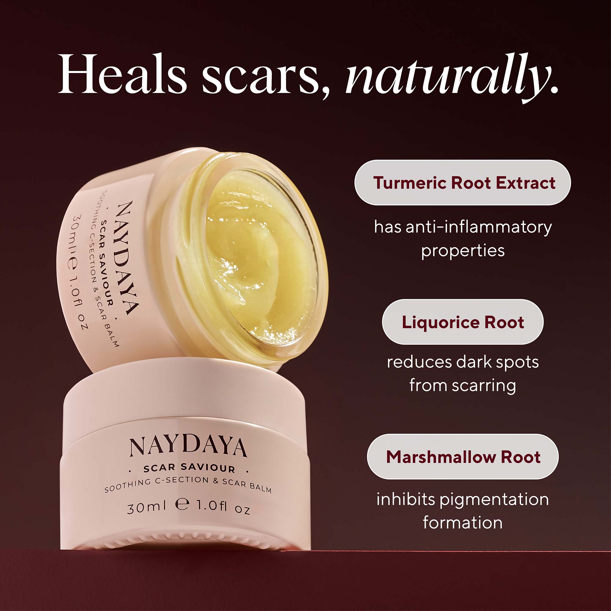 Scar Saviour Bundle - Scar & Stretch Mark Balm | NAYDAYA