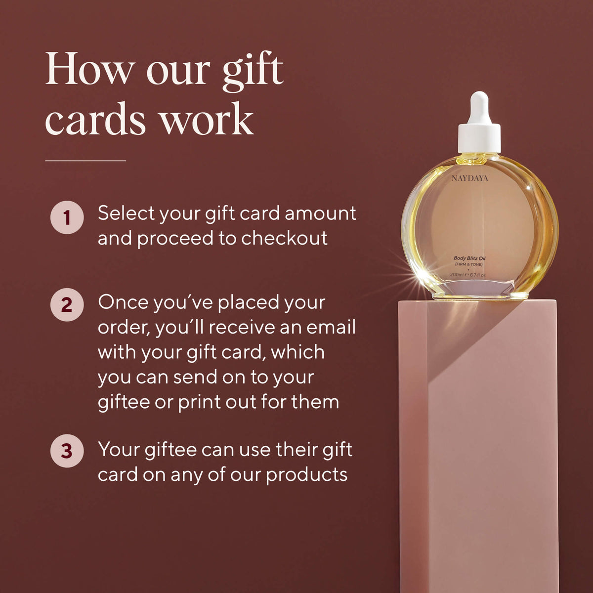 NAYDAYA Gift Card