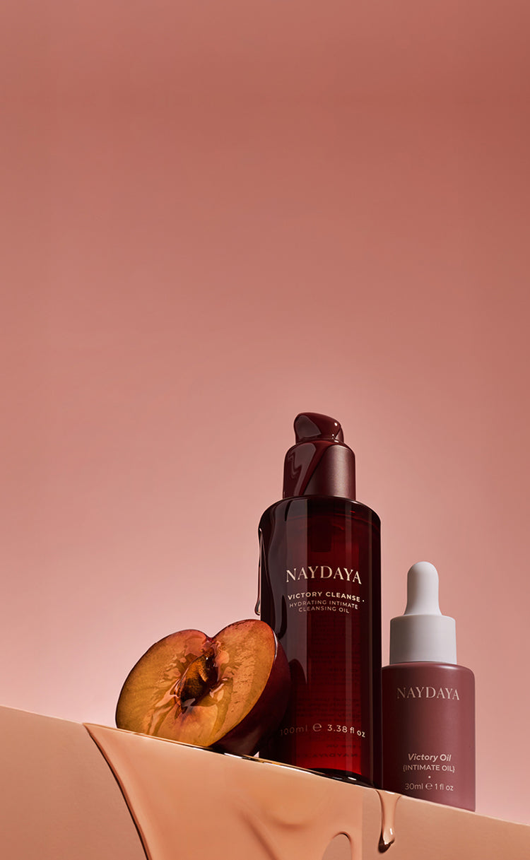 Your daily oil duo for intimate hydration.